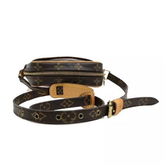 LOUIS VUITTON Danube Shoulder Bag Monogram Leather Brown France M45266 62EE085 - Picture 3 of 14